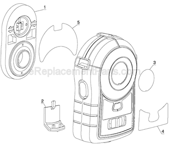 Page A Diagram and Parts List for BDL170  Black and Decker Laser Level